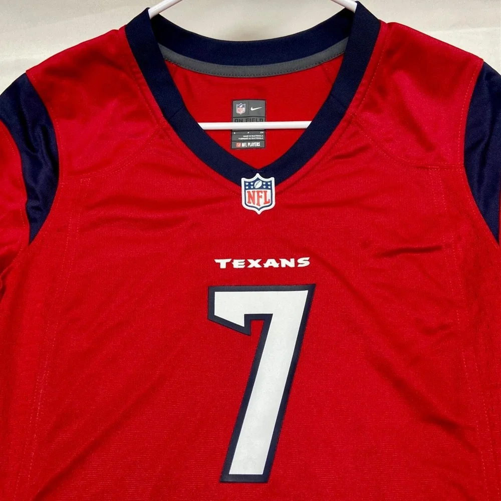 CJ Stroud Houston Texans 7‎ NFL Women's Jersey Small Red Nike On Field Fit NWT